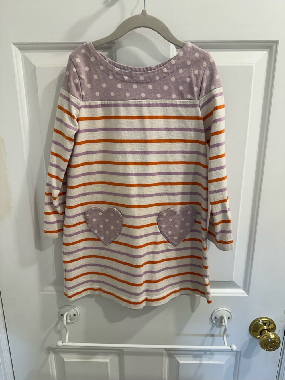Mini Boden 5-6 Purple Dress/Tunic